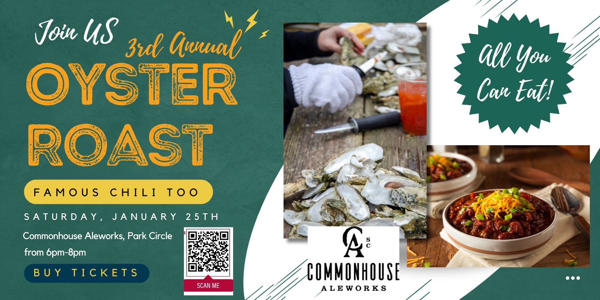 3rd Annual Oyster Roast